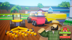 Image from the game Farming and Friends that helps kids practice Cooperative play