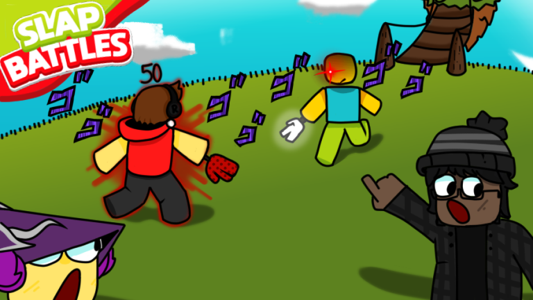 Image from the Roblox game Slap Battles.