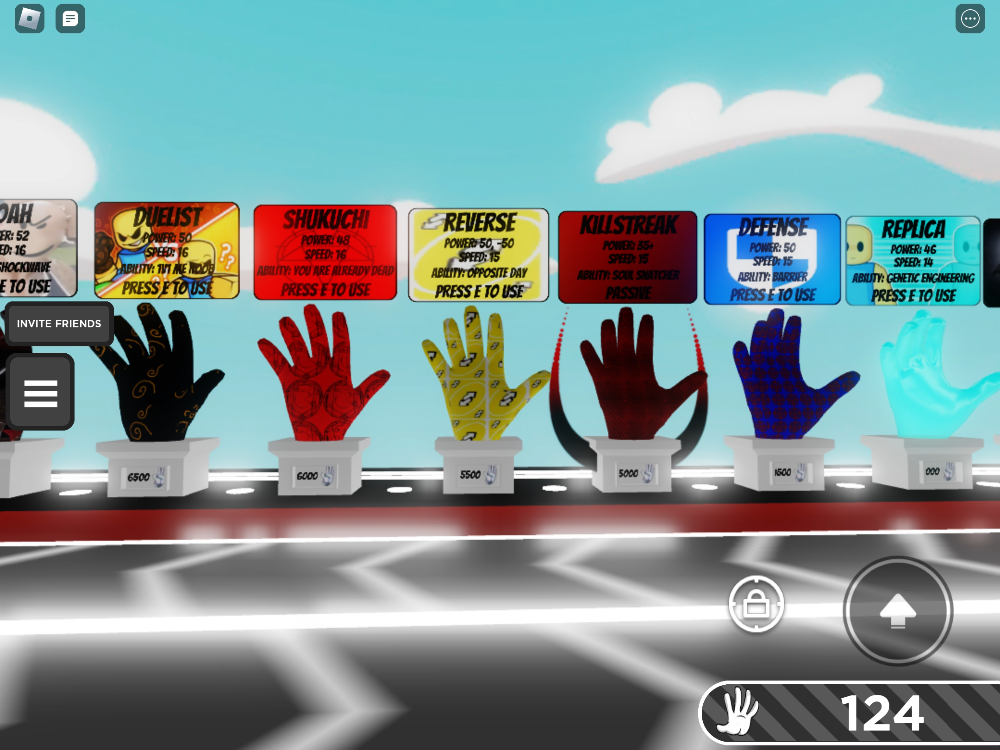 Image of gloves from the Roblox game Slap Battles